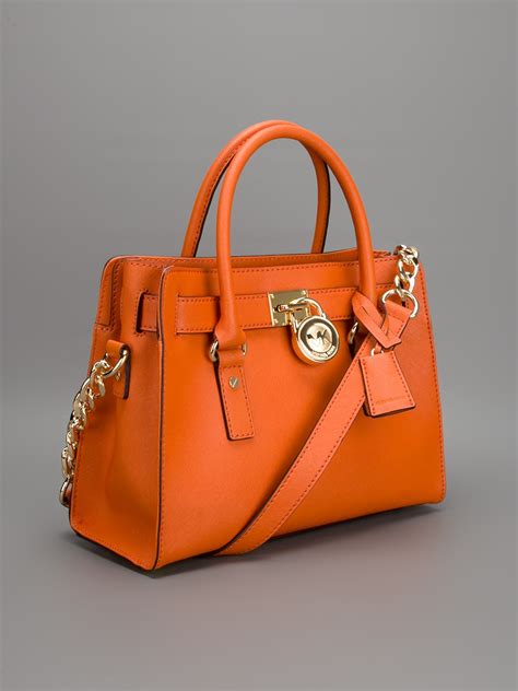 michael kors orange purse|michael kors orange bag.